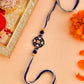 trueBrowns X Voylla Ethnic Mandala Inspired Blue Thread Rakhi | Swadesiicart