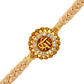 trueBrowns X Voylla Traditional Shree Inscription Zirconia Studded Rakhi | Swadesiicart