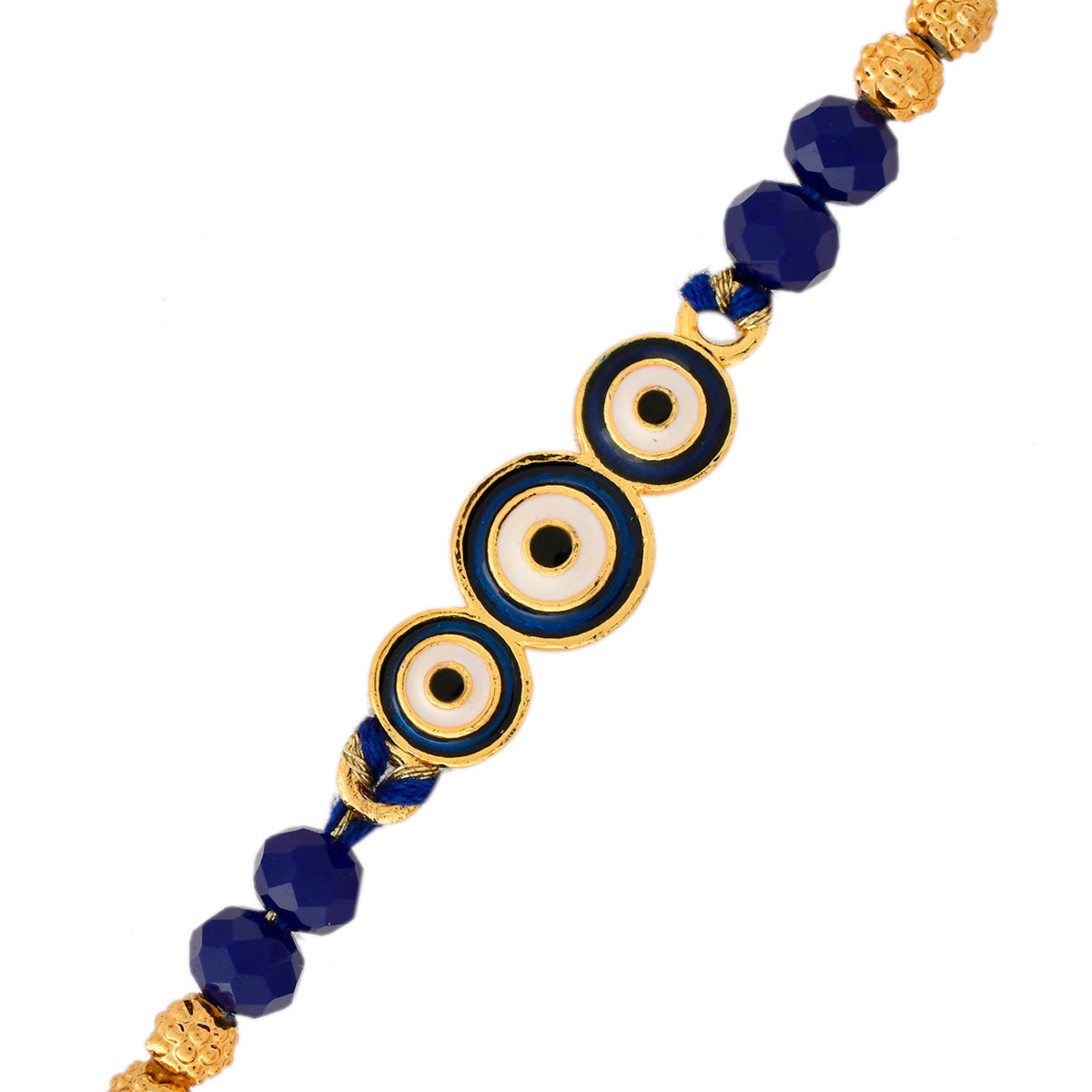 trueBrowns X Voylla Evil Eye Bracelet Style Bhaiya-Bhabhi Rakhi | Swadesiicart