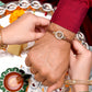 trueBrowns X Voylla Om Leather Bracelet Style Rakhi | Swadesiicart