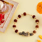 trueBrowns X Voylla Lord Shiva Motifs Rudraksha Rakhi | Swadesiicart