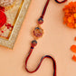 trueBrowns X Voylla Cutwork Studded High Polish Thread Rakhi | Swadesiicart