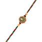 trueBrowns X Voylla Traditional Om And Lord Ganesha Motif Thread Rakhi | Swadesiicart