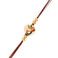 trueBrowns X Voylla Enameled Peacock Motif Thread Rakhi | Swadesiicart