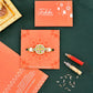 trueBrowns X Voylla Enameled Pearl Beads Thread Rakhi | Swadesiicart