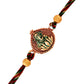 trueBrowns X Voylla Lord Ganesha Colorful Enameled Ethnic Rakhi | Swadesiicart