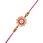 trueBrowns X Voylla Green Gems Studded Ethnic Thread Rakhi | Swadesiicart