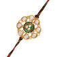 trueBrowns X Voylla Kundan Polki Enameled Bhaiya-Bhabhi Rakhi | Swadesiicart