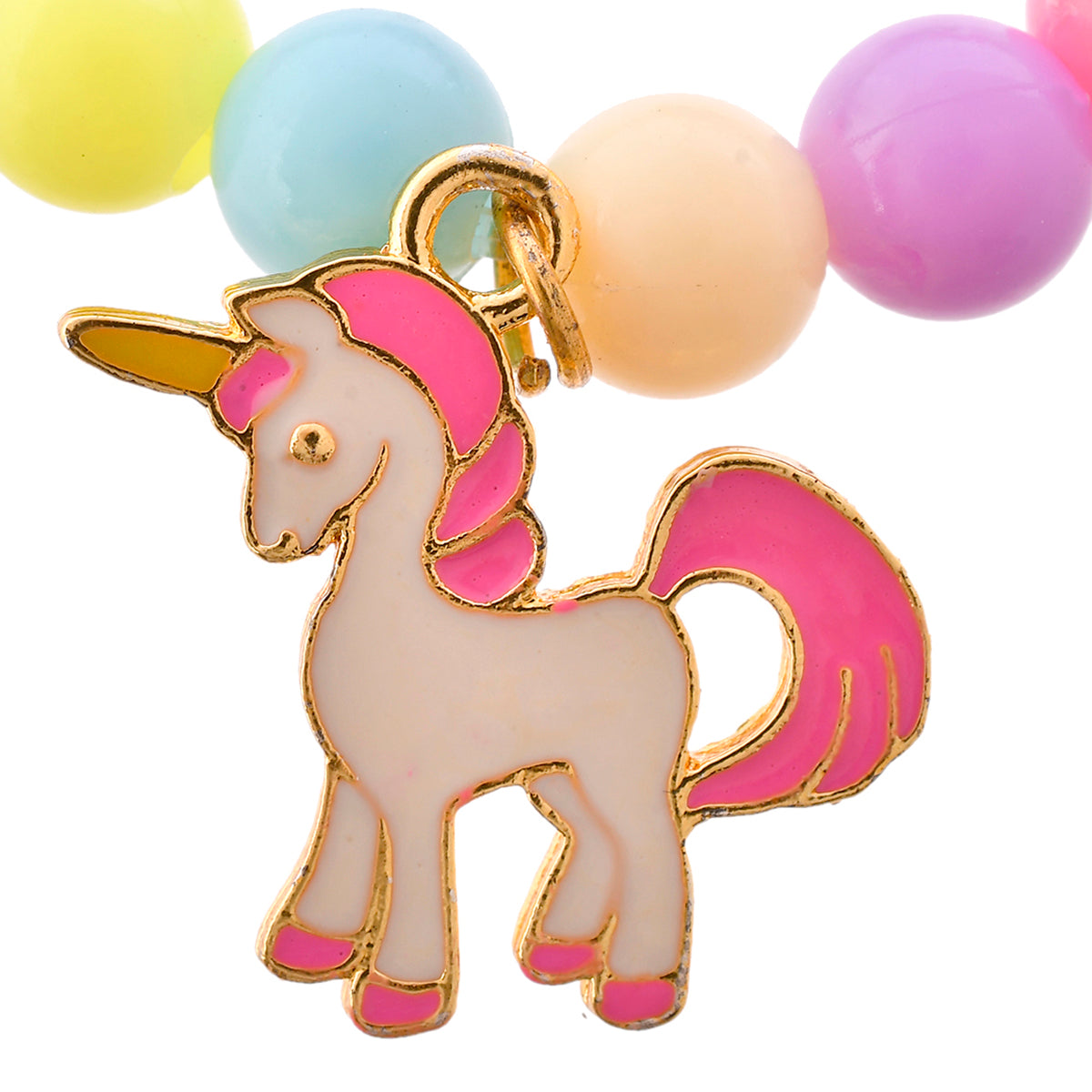 trueBrowns X Voylla Colorful Rainbow And Unicorn Beaded Kids Rakhi | Swadesiicart