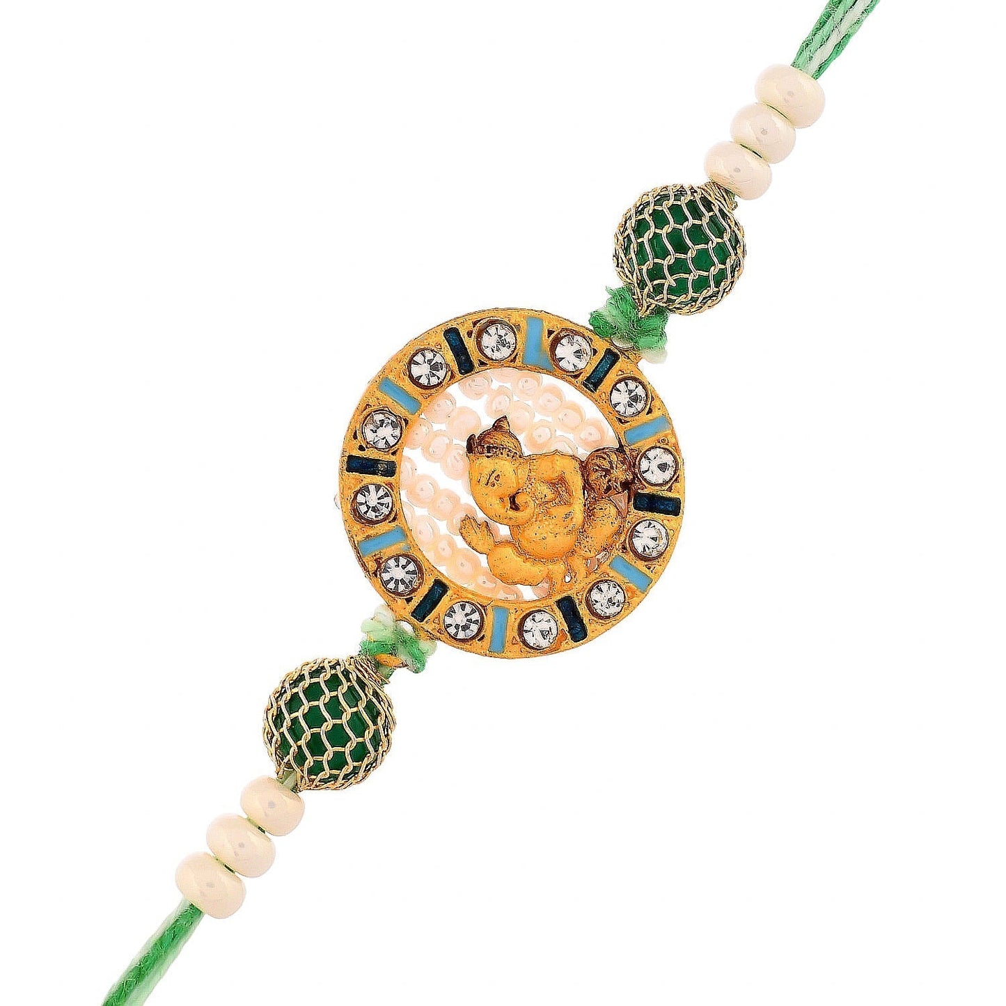 trueBrowns X Voylla Lord Ganesh Kids Thread Rakhi | Swadesiicart