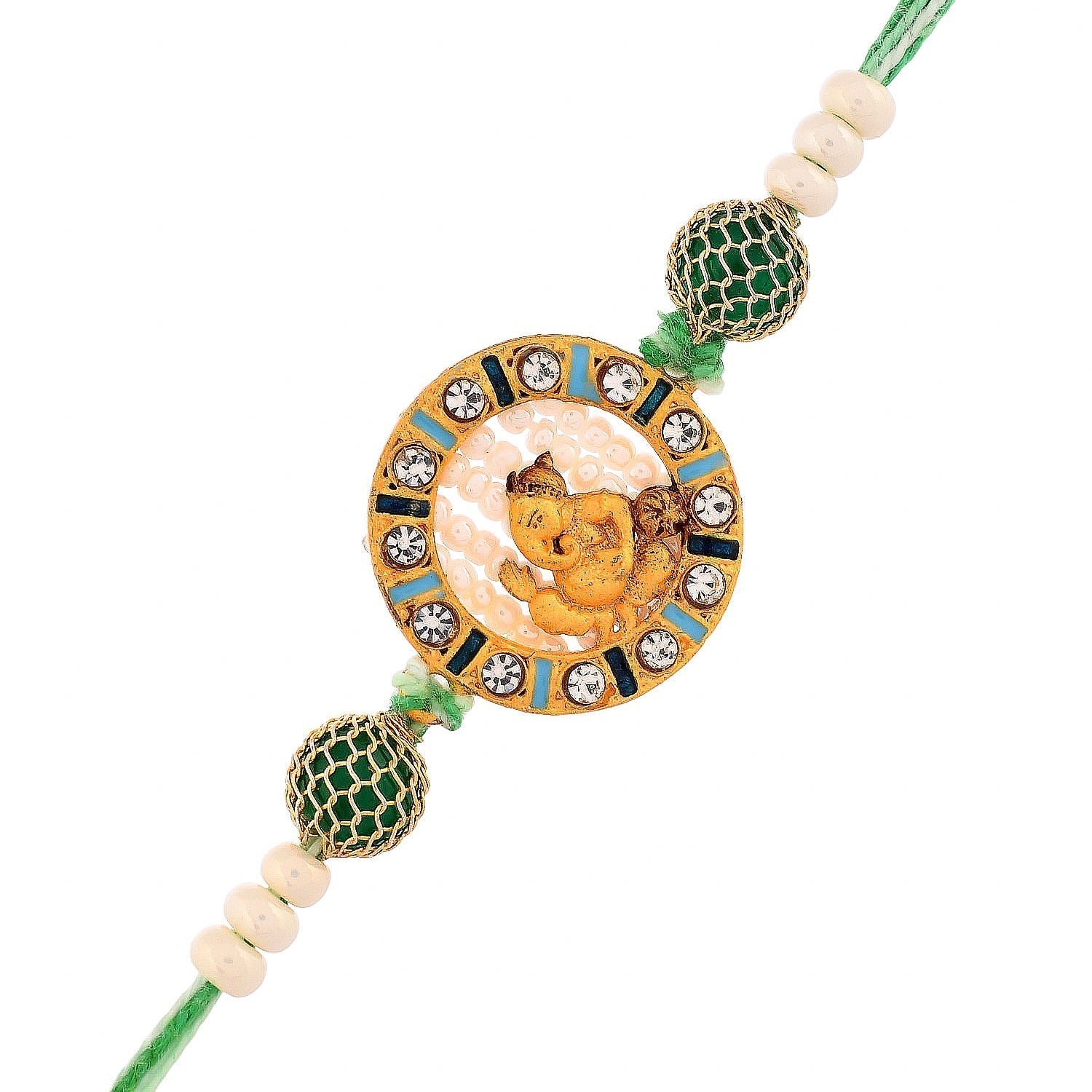 trueBrowns X Voylla Lord Ganesh Kids Thread Rakhi | Swadesiicart