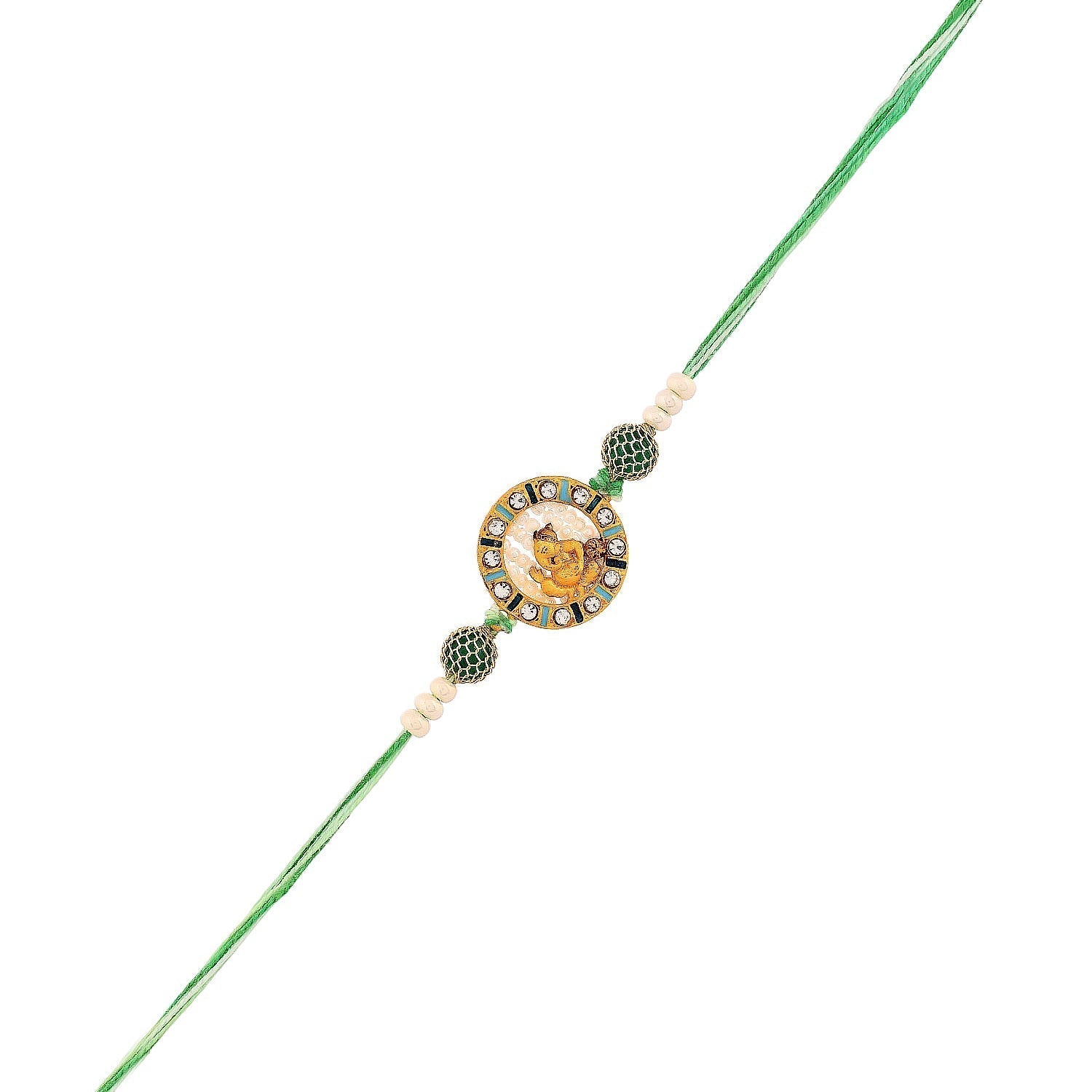 trueBrowns X Voylla Lord Ganesh Kids Thread Rakhi | Swadesiicart