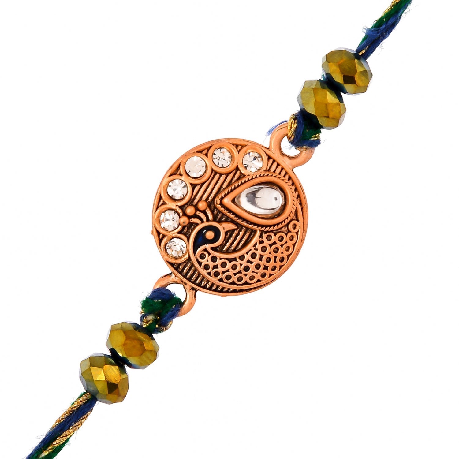 trueBrowns X Voylla Divine Krishna Thread Mens Rakhi For Brother | Swadesiicart