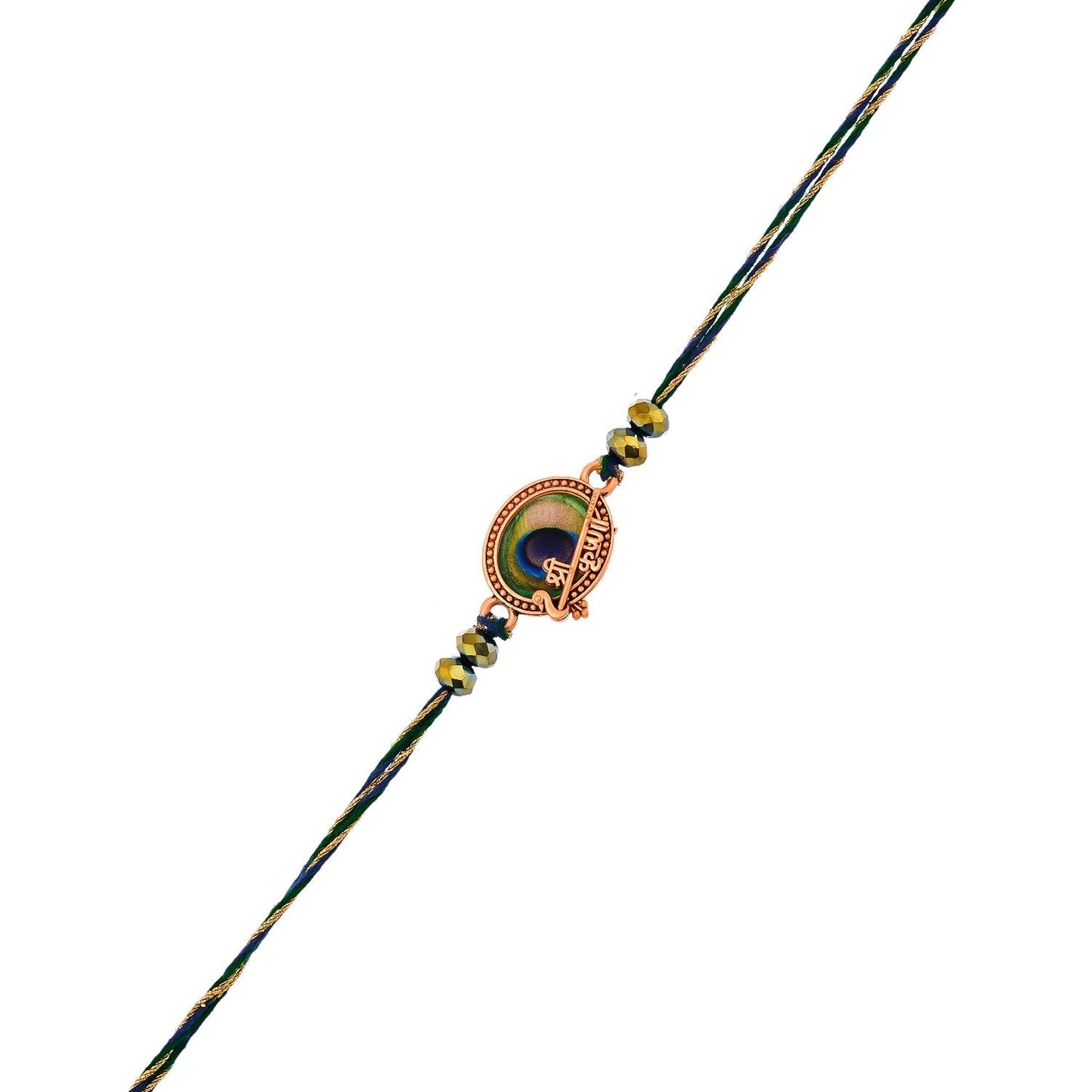 trueBrowns X Voylla Divine Krishna Thread Mens Rakhi For Brother | Swadesiicart