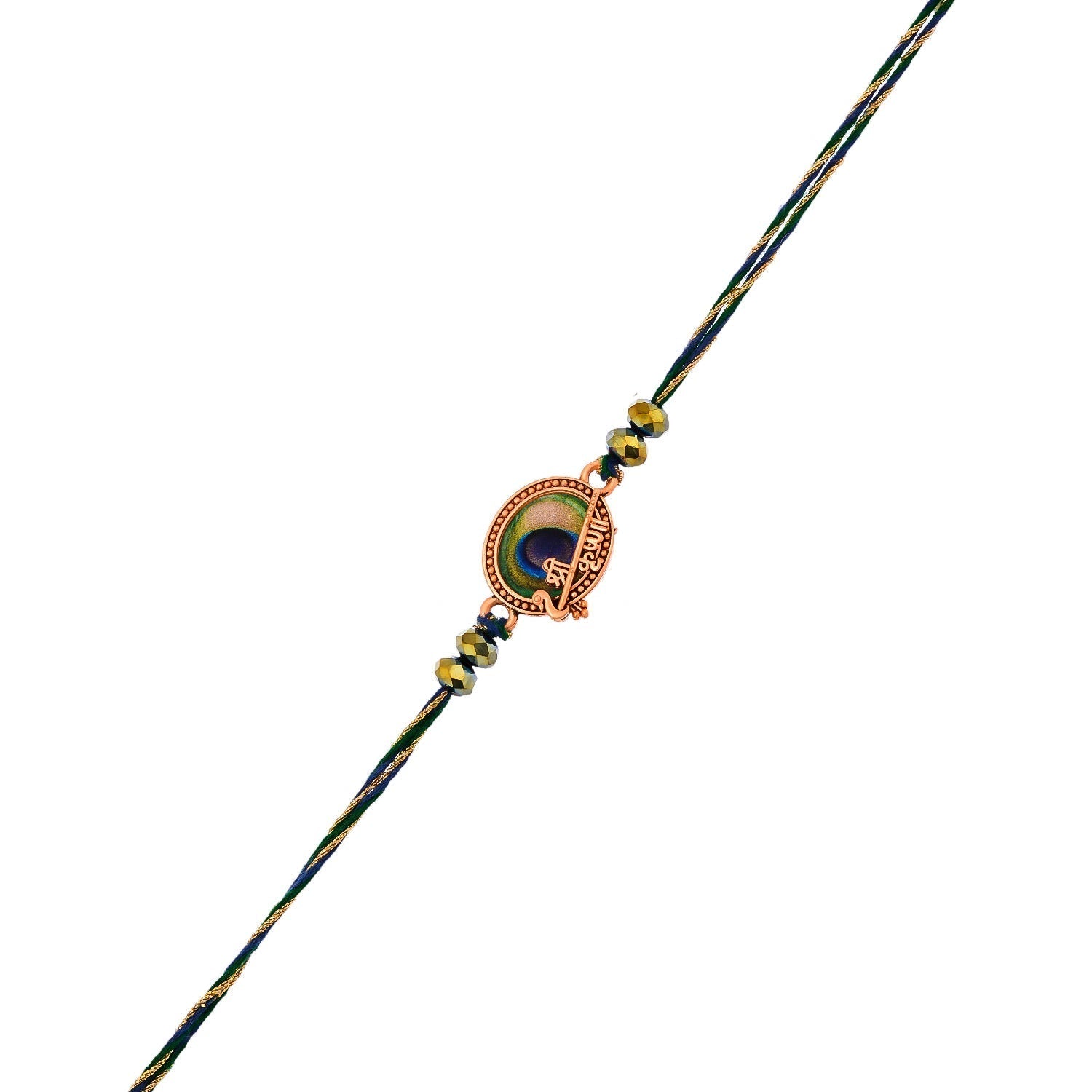 trueBrowns X Voylla Divine Krishna Thread Mens Rakhi For Brother | Swadesiicart