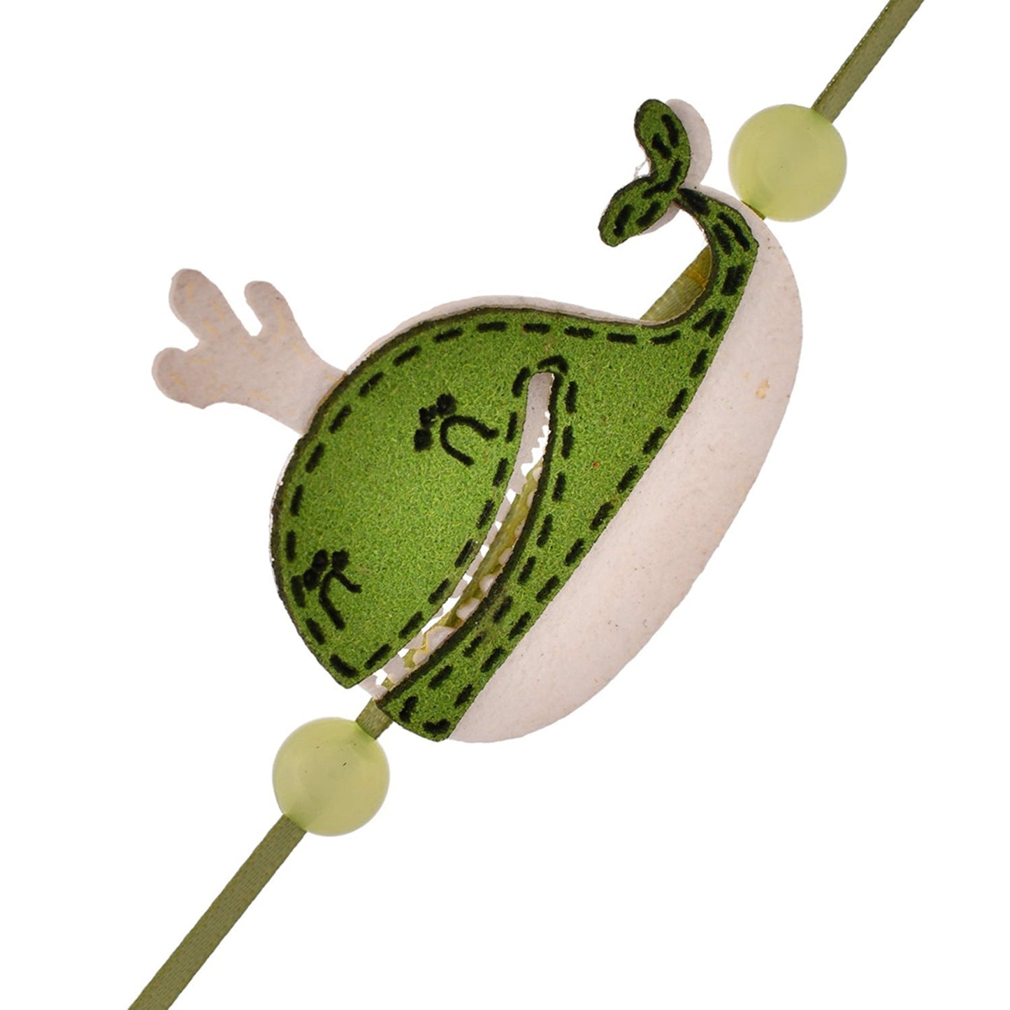 trueBrowns X Voylla Happy Whale Beaded Slip-On Rakhi For Kids | Swadesiicart