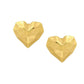 Golden Heart Studs - Ruby Raang | Swadesiicart