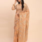 Shree Shyam Fashion Linen Cotton Orange Saree