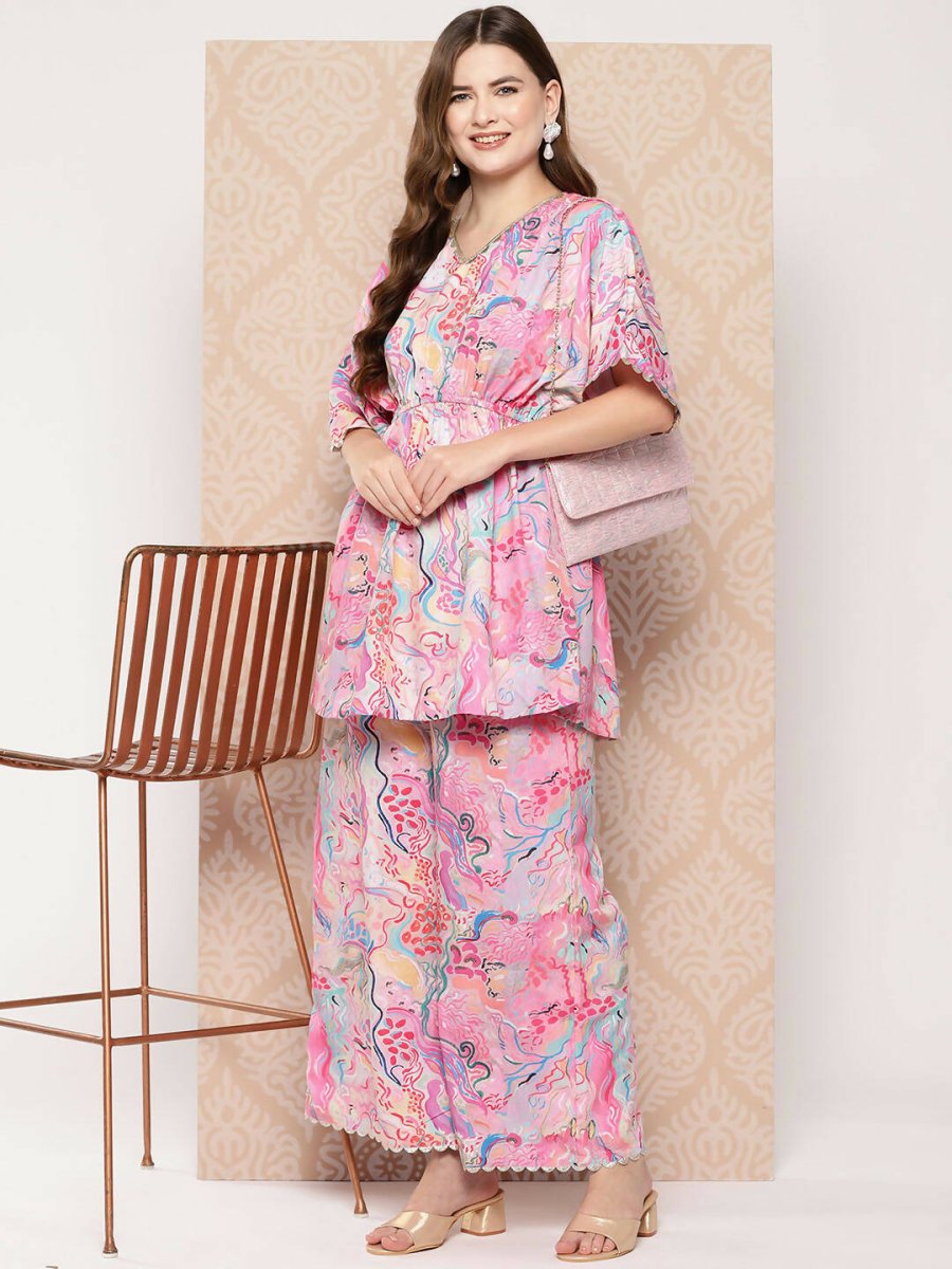 Ahalyaa Women's Traditional Wear Co-ods - Multi | Swadesiicart
