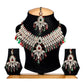 Gold-Polished Alloy Handmade Patwa Necklace Set - The Pari - The Pari - Dinesh Associates