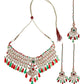 Gold-Polished Alloy Handmade Patwa Necklace Set - The Pari - Swadesiicart