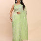 Shree Shyam Fashion Linen Cotton Light Green Saree