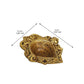 eCraftIndia 4 Pieces Beige Ethnic Design Diyas | Swadesiicart