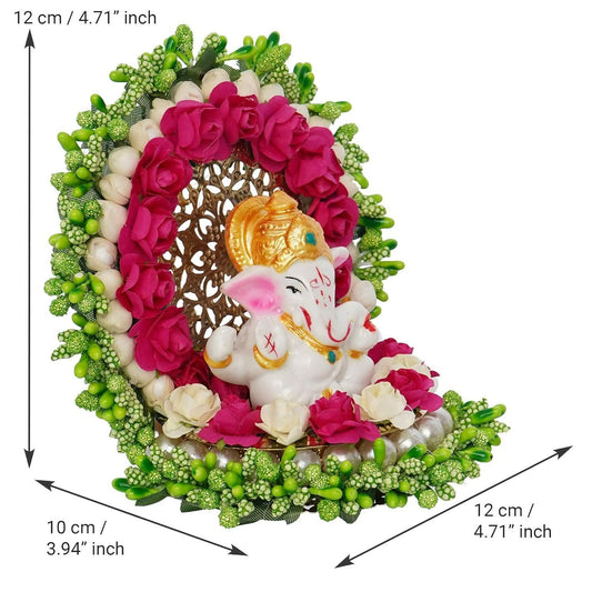 eCraftIndia Polyresin Lord Ganesha Idol - Swadesiicart