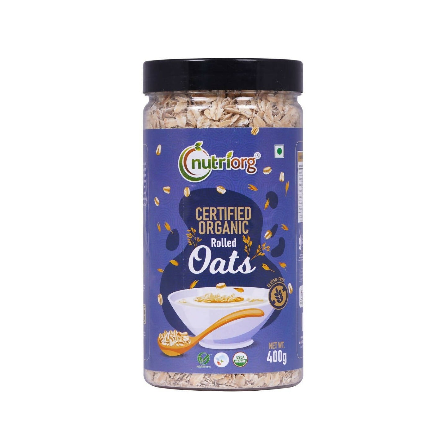 Nutriorg Certified Organic Rolled Oats - Altcheeni
