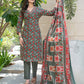 BulBul Fashionista Green Cotton Kurta Set with Dupatta - Swadesiicart