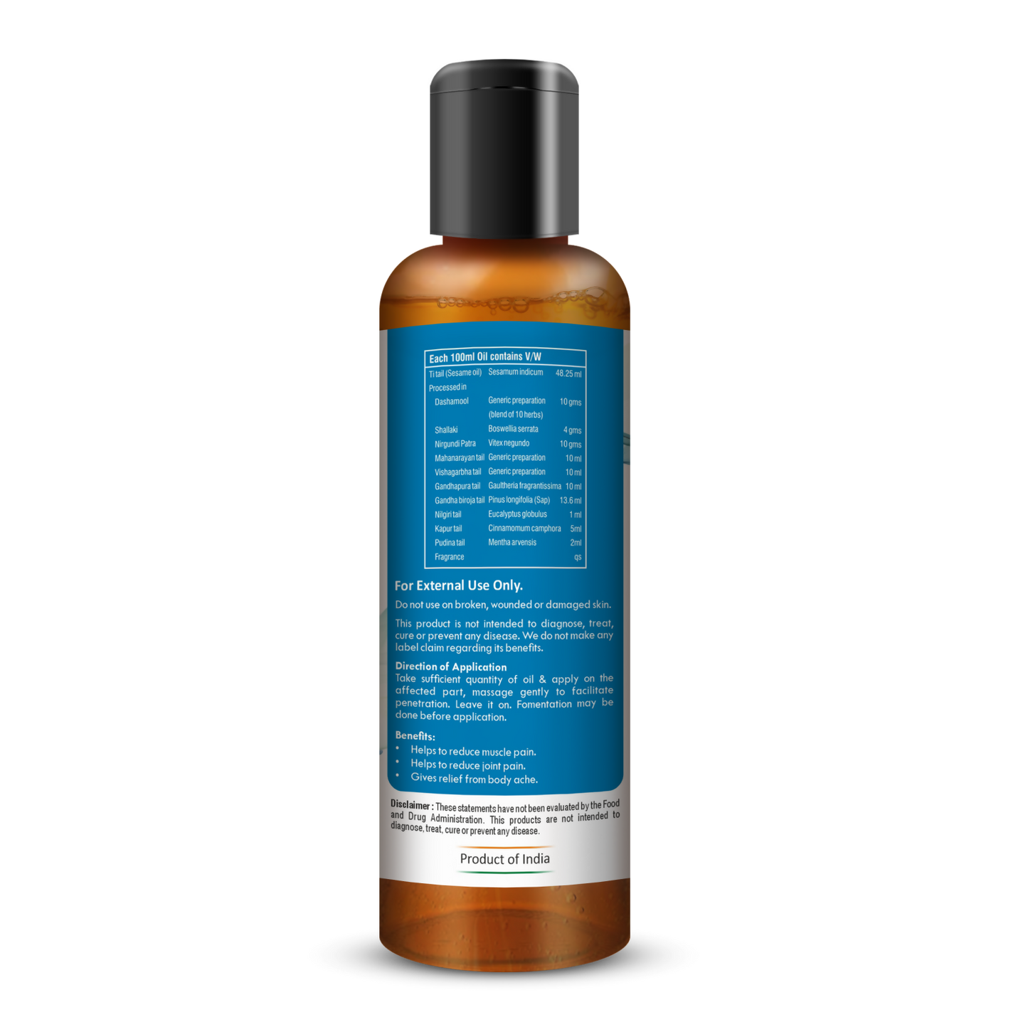 Korus Essential Pain Relief Oil - Swadesiicart