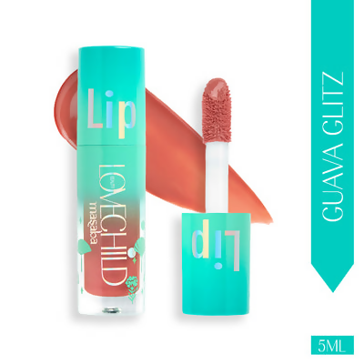 LoveChild By Masaba Gupta Lip Gelato Tinted Lip Oil - Guava Glitz - (Nude) | Swadesiicart