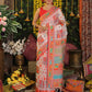 Shree Shyam Fashion Linen Cotton White Saree