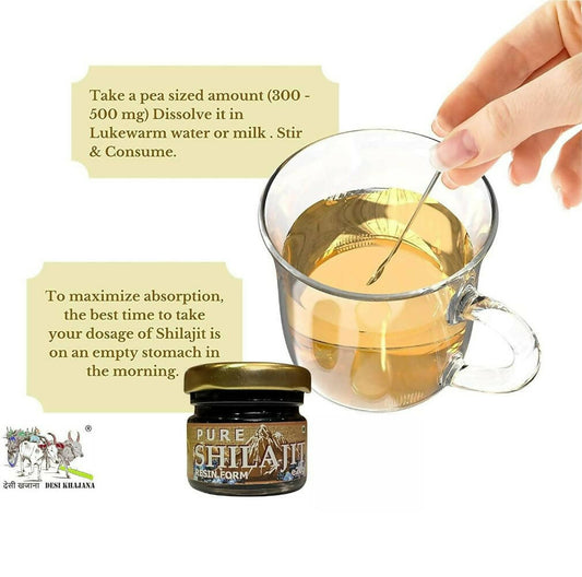 Desi Khajana Pure Himalayan Sj Resin Form | Swadesiicart