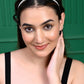 VOJ Silver Plated AD Stone Studded Hair Band | Swadesiicart