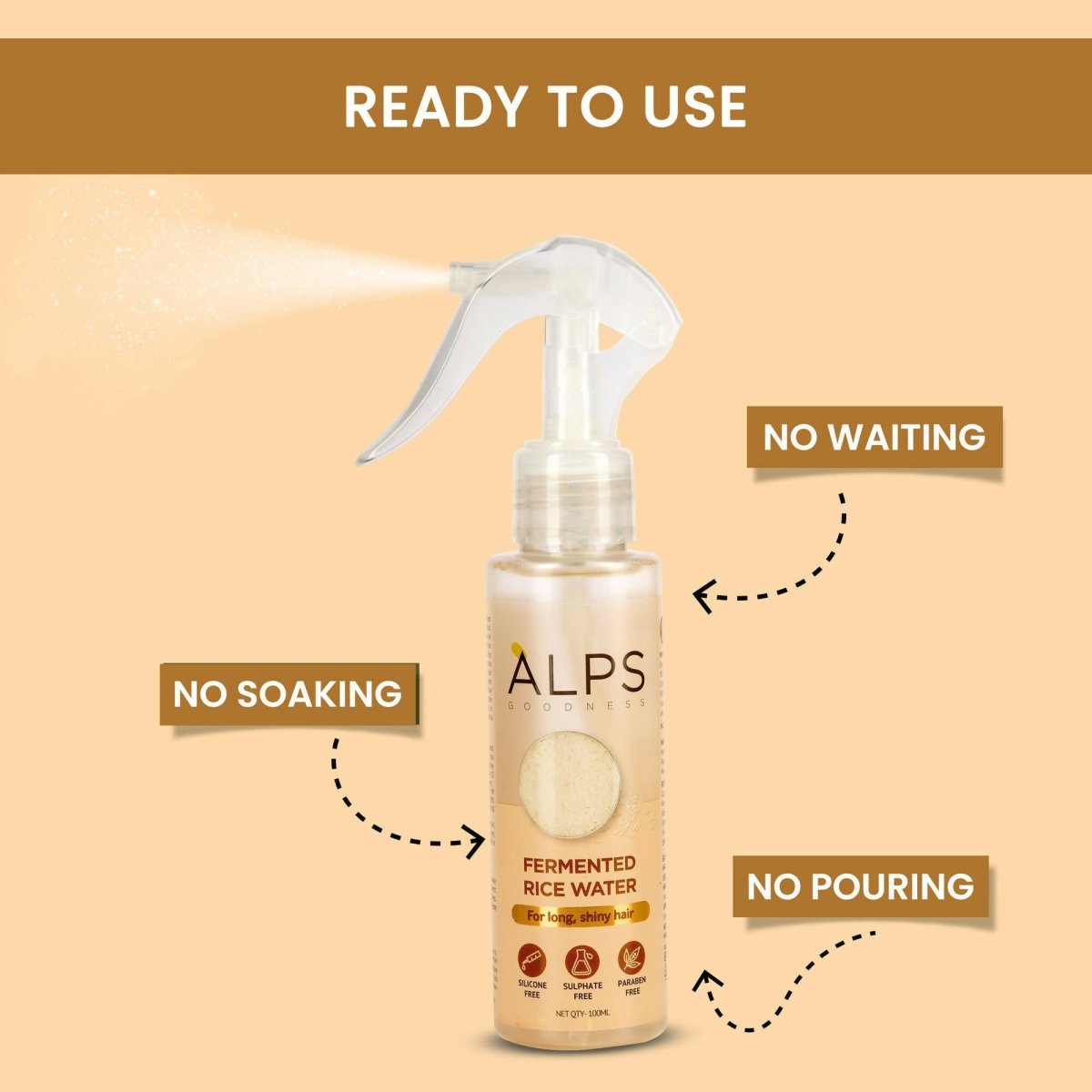 Alps Goodness Fermented Rice Water For Hair & Skin - Swadesiicart