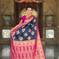 PR Fashion Morpich Soft Banarasi Silk With Zari Weaving Meenakari Design Saree | Swadesiicart