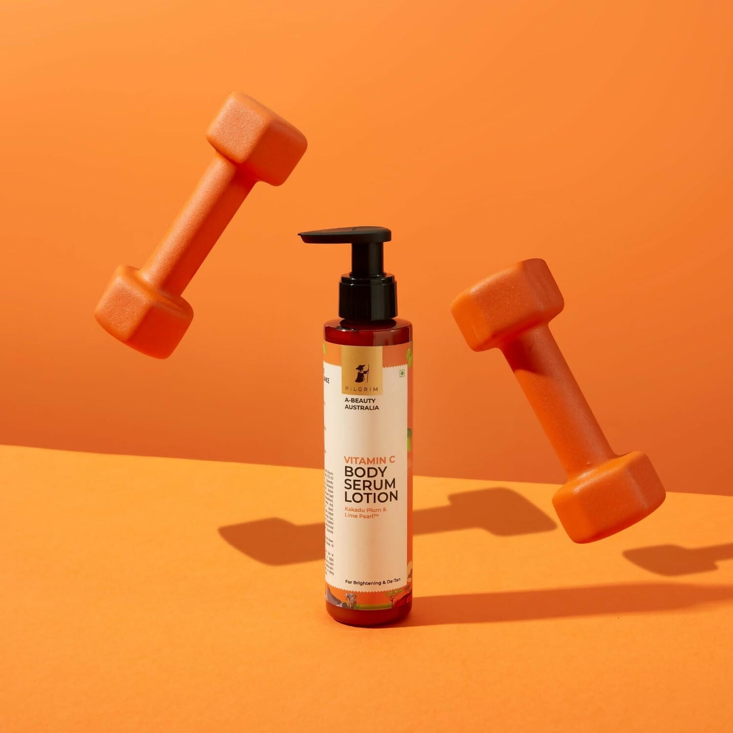 Pilgrim Australian Vitamin C Body Serum Lotion with Kakadu Plum & Lime Pearl, Fades Dark Spots & Evens Skin Tone For Brightening & Detan - Limited Time Offer - Swadesiicart
