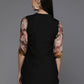 Ahalyaa Women's Traditional wear Tunic - Black | Swadesiicart