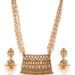 Priyaasi Women Kundan Beads Pearls Gold-Polished Jewellery Set - Swadesiicart