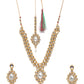 Priyaasi Women Pearls Kundan Gold-Polished Jewellery Set - Swadesiicart