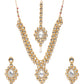 Priyaasi Women Pearls Kundan Gold-Polished Jewellery Set - Swadesiicart