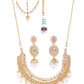Priyaasi Women Kundan Pearls Gold-Polished MaangTika Jewellery Set - Swadesiicart