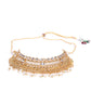 Priyaasi Women Kundan Pearls Gold-Polished MaangTika Jewellery Set - Swadesiicart