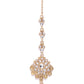 Priyaasi Women White Beads Pearls Kundan Gold-Polished MaangTika Jewellery Set - Swadesiicart