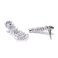 Priyaasi Women American Diamond Silver Plated Jewellery Set - Swadesiicart