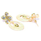 Priyaasi Women Sea Green Kundan Gold-Polished Meenakari Jewellery Set - Swadesiicart