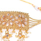 Priyaasi Women Kundan Pearls Beads Gold-Polished Jewellery Set - Swadesiicart