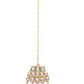 Priyaasi Women Emerald Kundan Gold-Polished MaangTika Jewellery Set - Swadesiicart