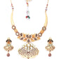 Priyaasi Women Kundan Gold-Polished Floral Jewellery Set - Swadesiicart